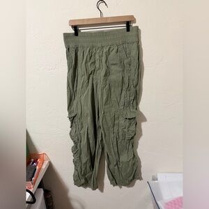 Aerie Sage Green Cargo Pants